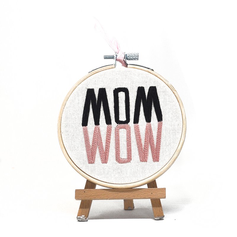 Handmade Embroidery Hoop Wall Art - The perfect gift for Mother's Day 10cm