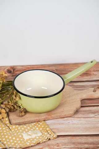 Enamel saucepan citron 1,5 L Isabelle Rose