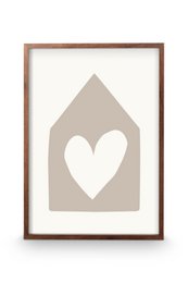 Photo Frame Wood Brown 51x71x3cm