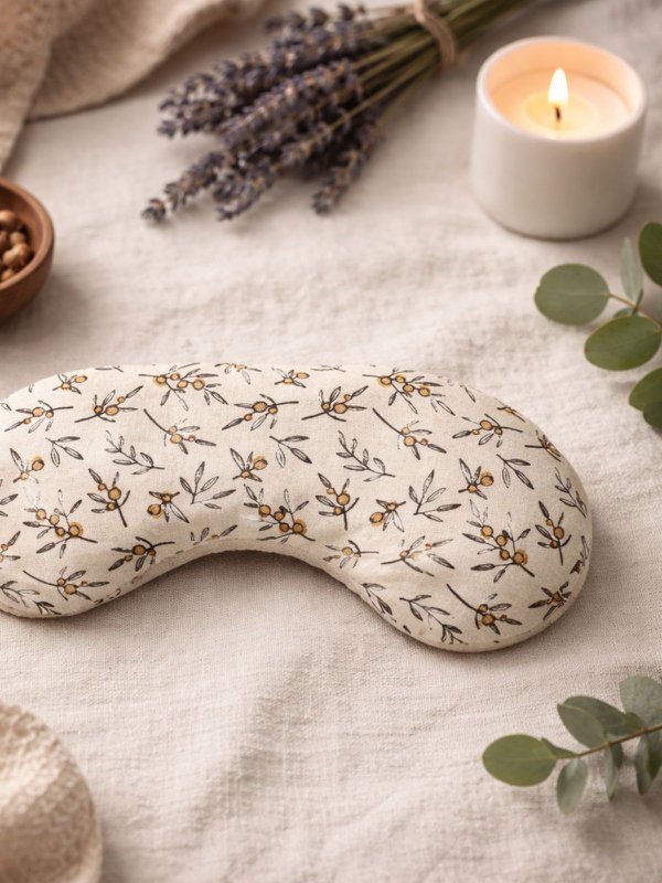 Heating cushion - Cherry stone eye mask - Blossom branch