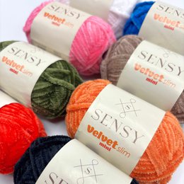 Collezione Velvet Slim Mini, filato Amigurumi (8 matassine)