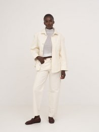 Agenda Cream Denim Trousers