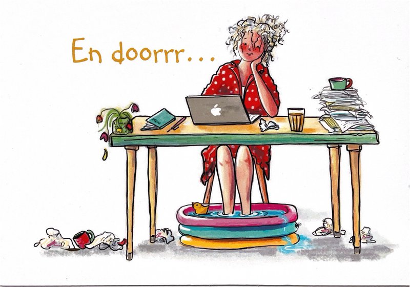 En doorrr…