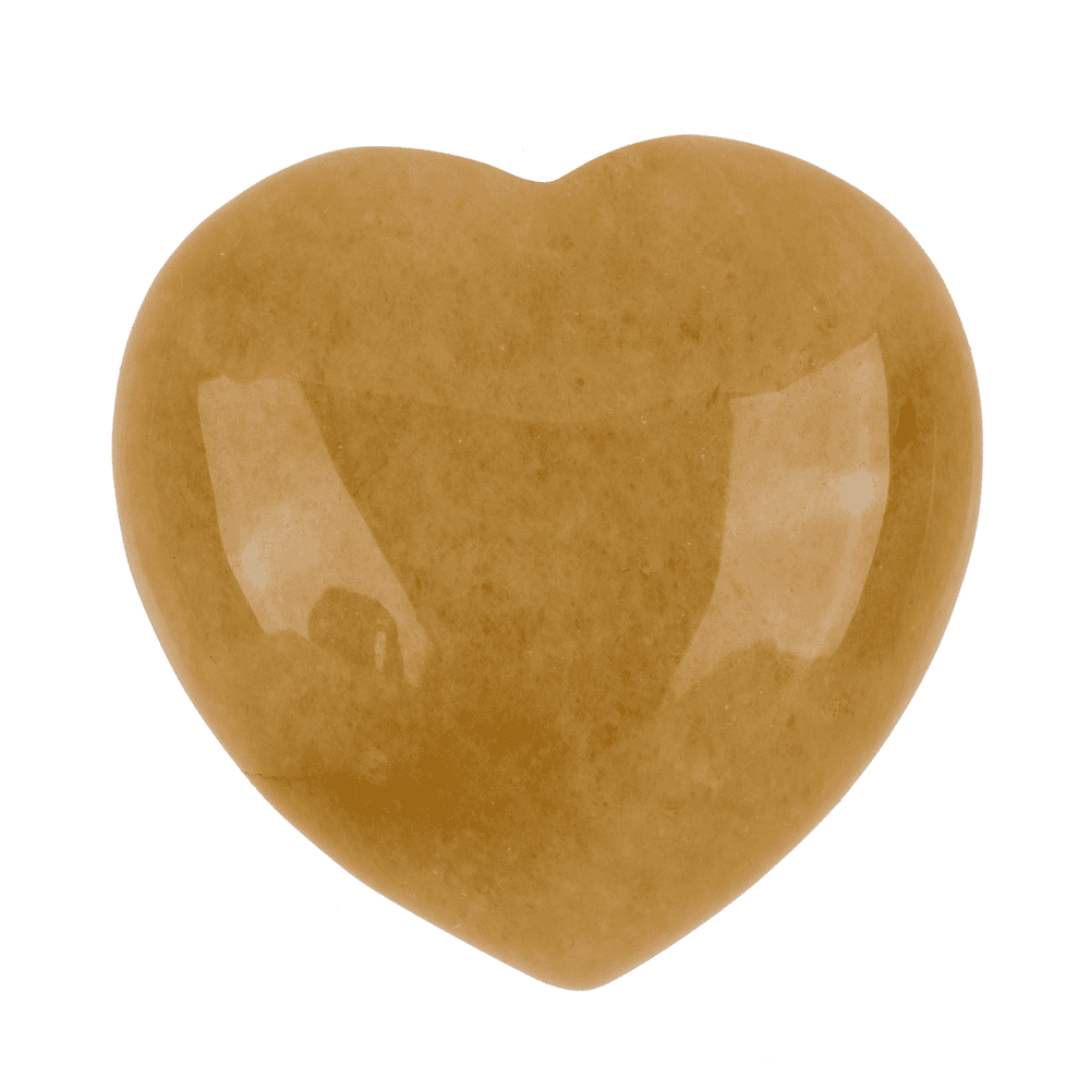 Gem stone, heart, 2,5 cm,