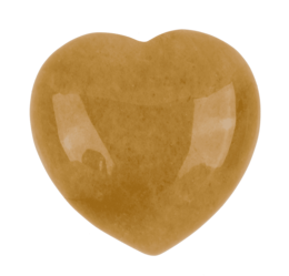 Gem stone, heart, 2,5 cm,