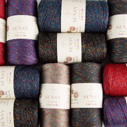 Sensy Premium 2mm Multi Sparkle - Cordón de macramé 90% polipropileno / 10% poliéster de 251 yardas