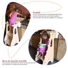 Torre di osservazione della giraffa Montessori