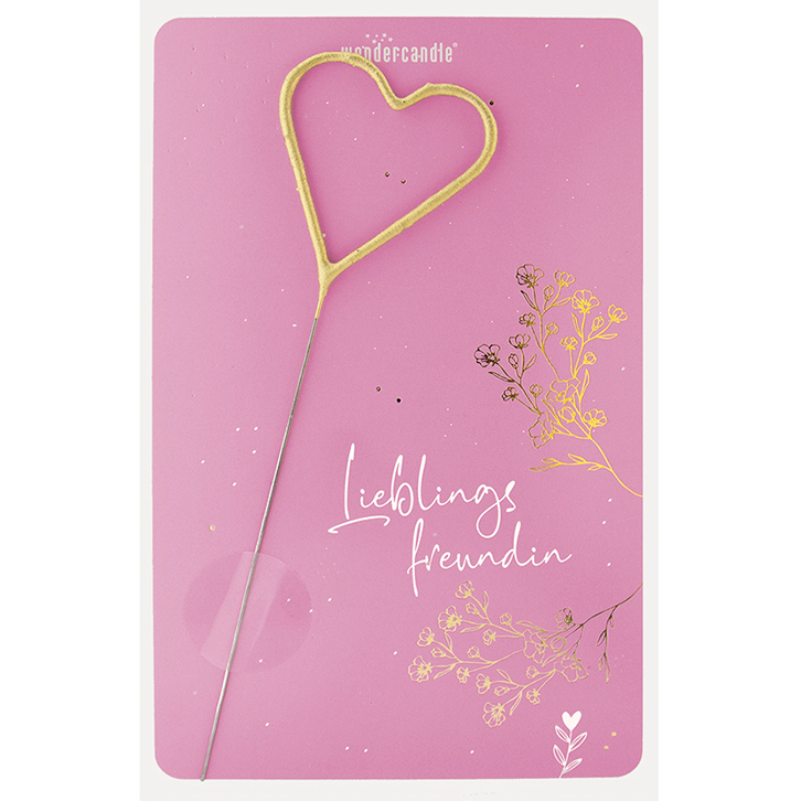 Lieblingsfreundin rosa Classic Wondercard
