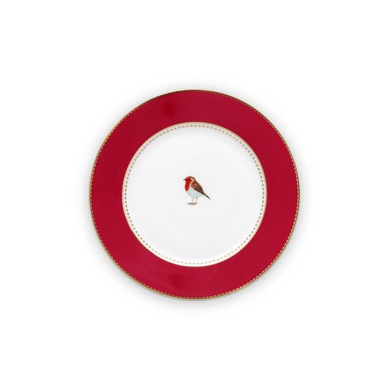 Plate Love Birds Red 17cm