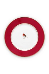 Plate Love Birds Red 17cm