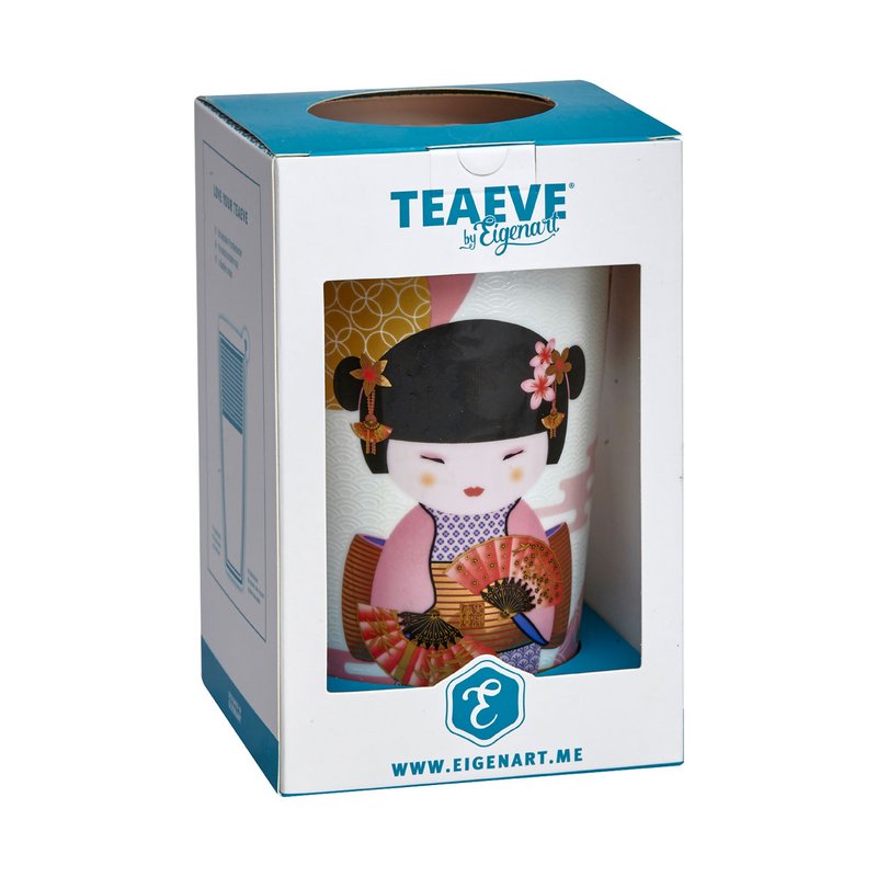 taza de porcelana TEAEVE® "Nueva Pequeña Geisha rosa"