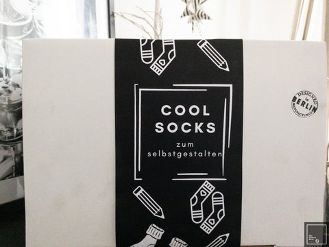 Kreativ Box cool Socks zum selbtgestalten