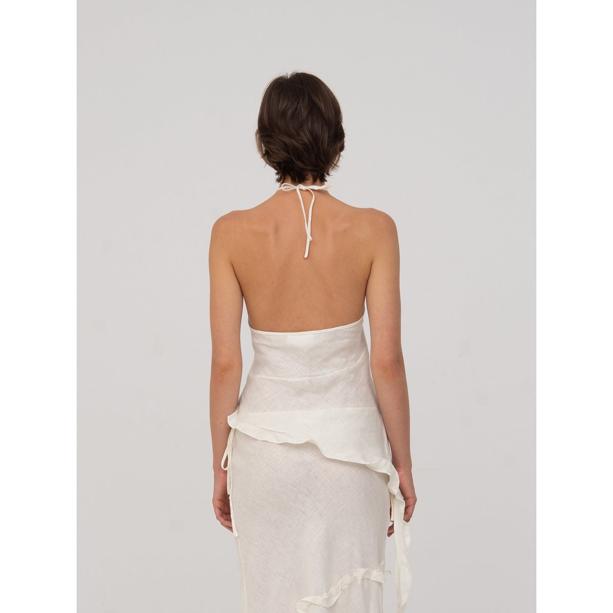 Witte linnen extase top