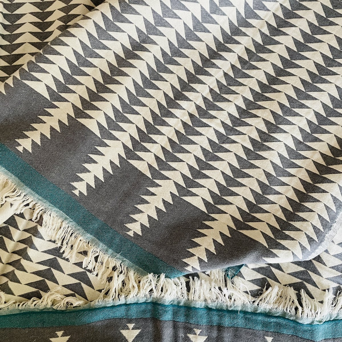 Jacquard Hamam Plaid 'May' 170x130 cm