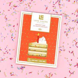 Birthday Cake 35% White Chocolate Bar