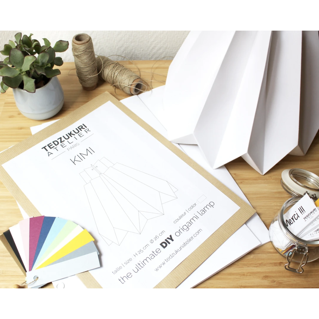 Lámpara colgante Origami Paper - Kit DIY