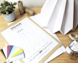 Lámpara colgante Origami Paper - Kit DIY