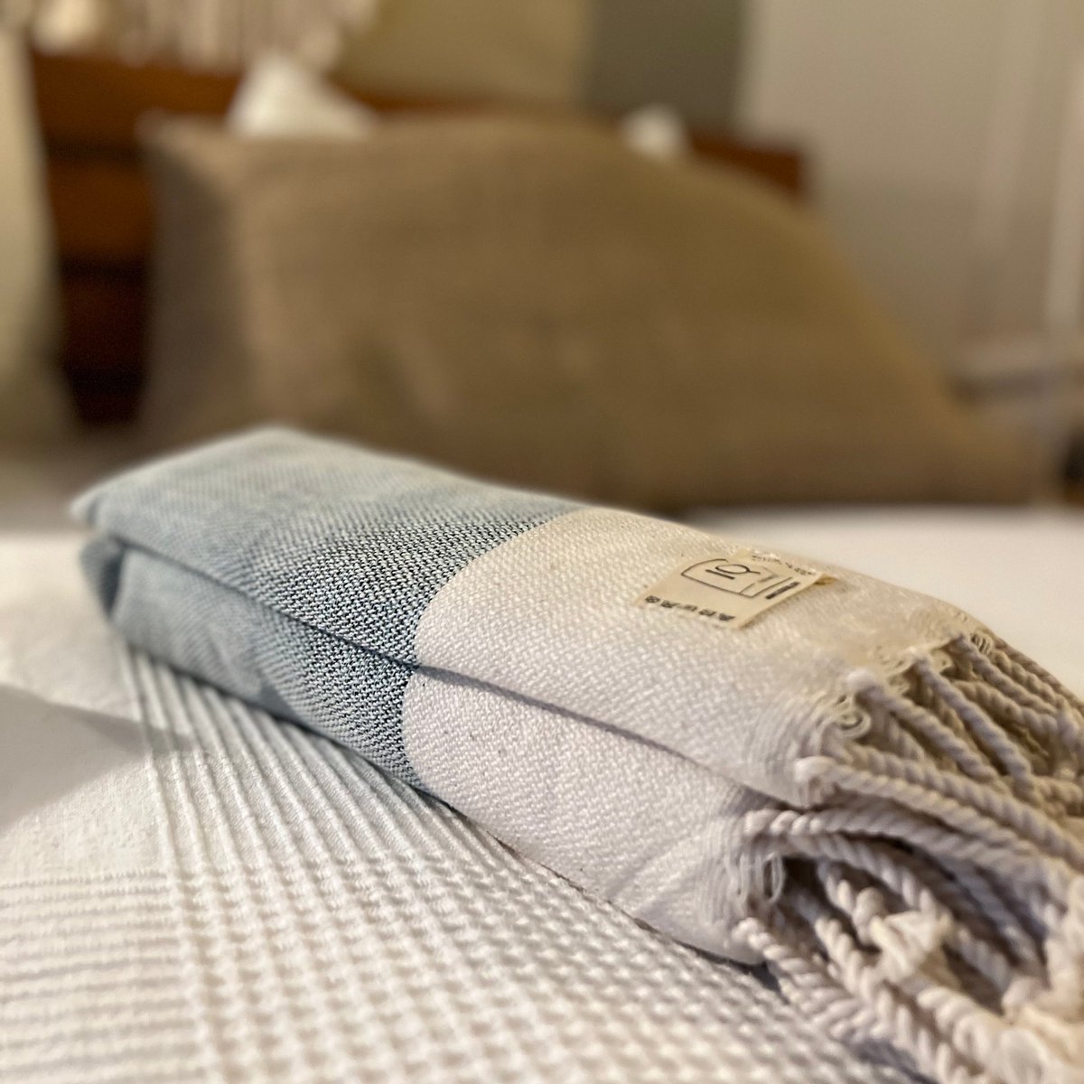 hammam towel | Sauna towel | Beach towel | Ecuador | Blue | 170x95cm