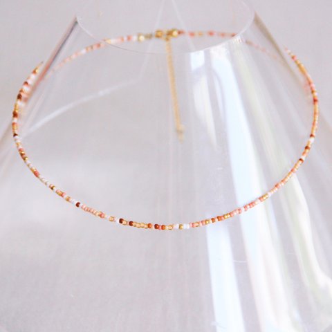 Kralen ketting mix naakt