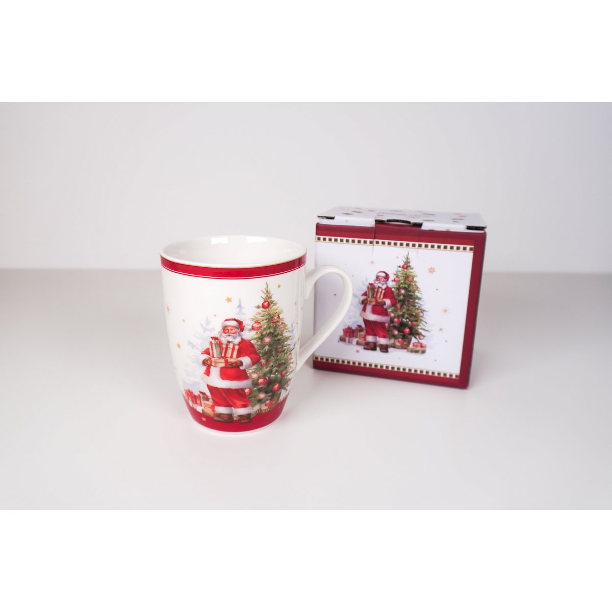 Porcelænskrus Happy Santa 360 ml Isabelle Rose
