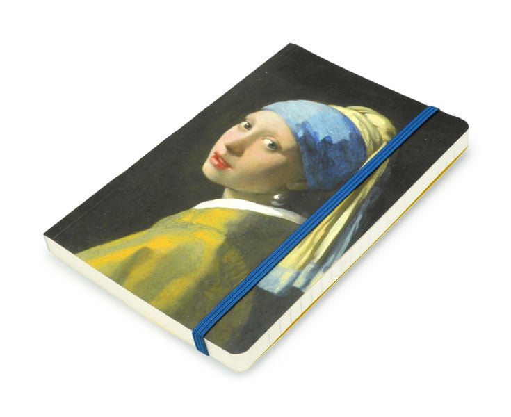 Cuaderno de tapa blanda A6, La joven de la perla, Vermeer