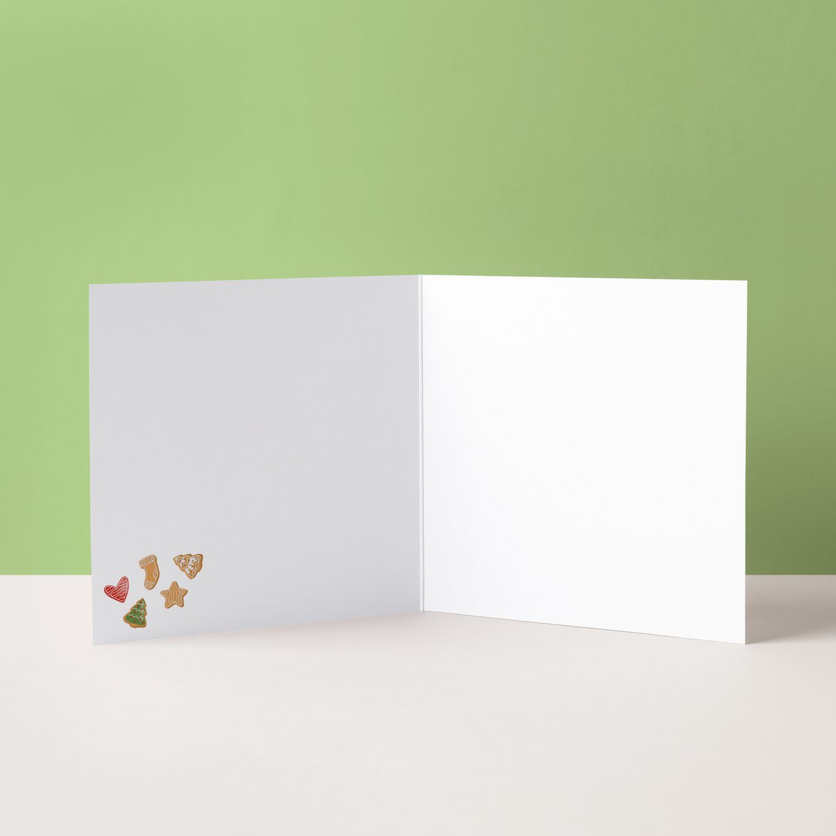 Wenskaart | Kerstkoekjes