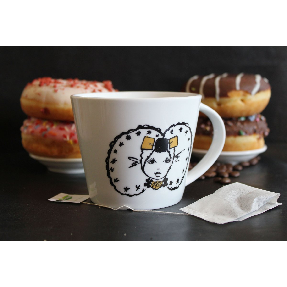 Tasse à thé 6 filles zélandaises