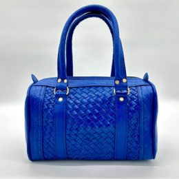 Borsa Rex Blu - borsa in pelle fatta a mano