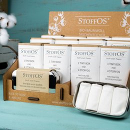 Fabric handkerchiefs, white, S tiny box for DIY wet wipes