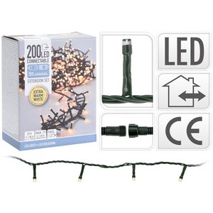 Christmas lighting Cluster connectable 200L