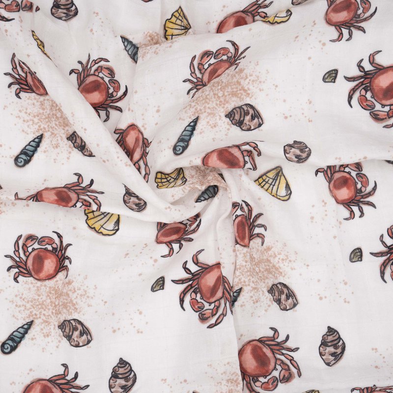 Muslin klud økologisk bomuld 120x120cm • Sealife