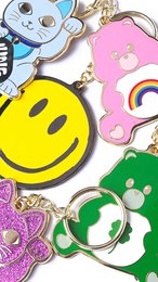 Care Bear Sending rainbows Keychain