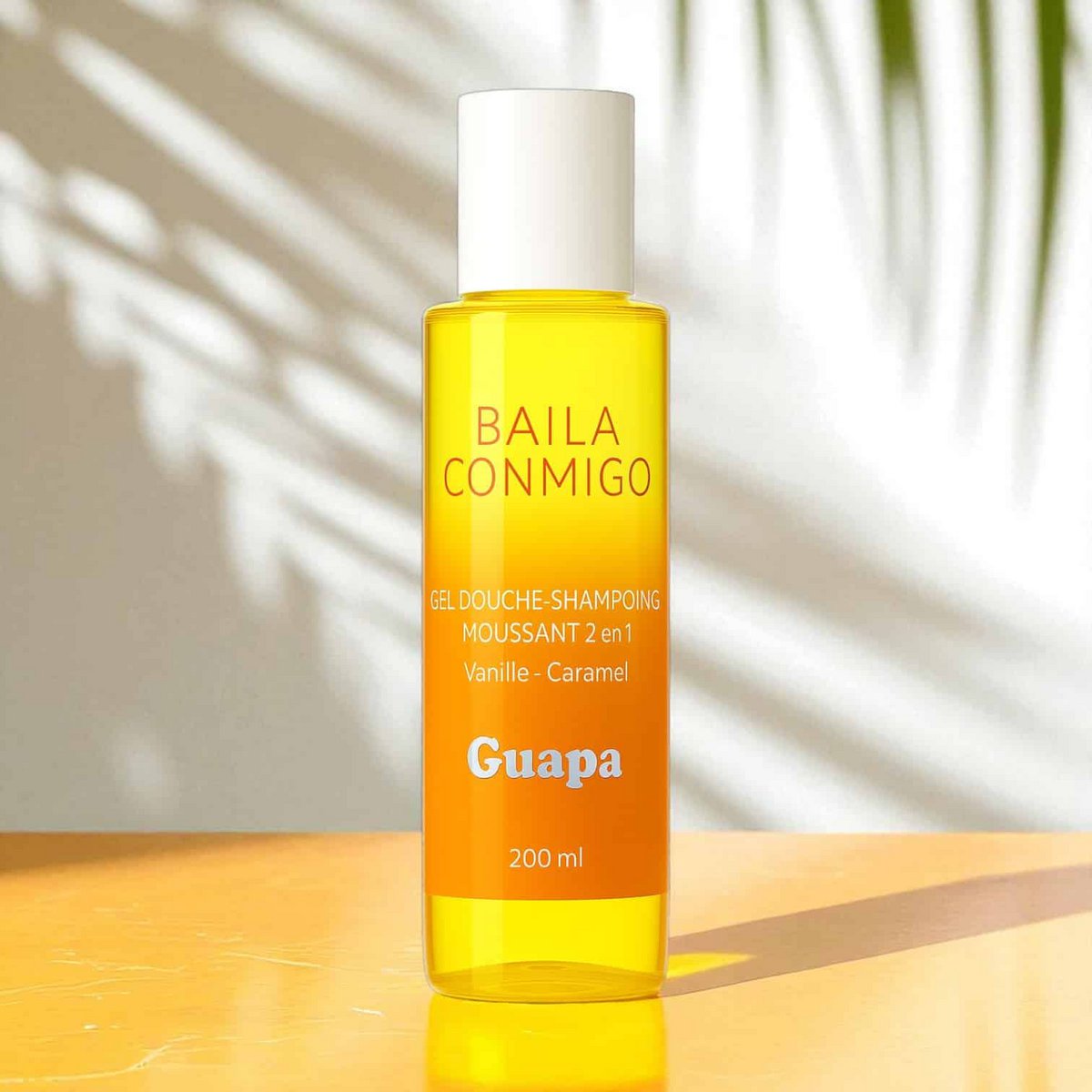 Shower gel - 2 in 1 foaming shampoo - GUAPA - Vanilla caramel