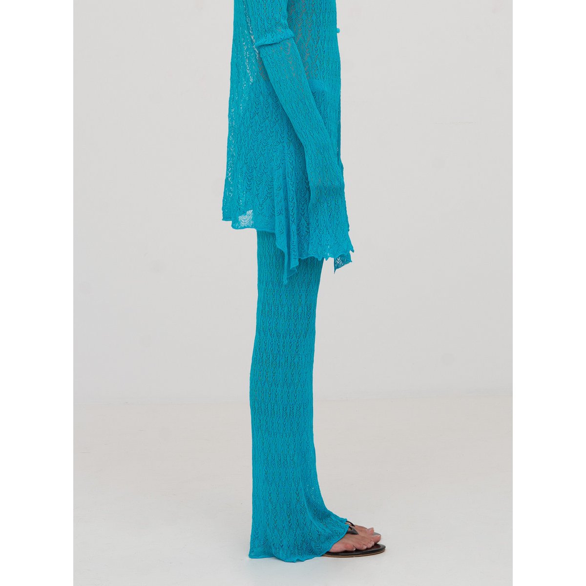 Saint Knit Blue Maxi Pants