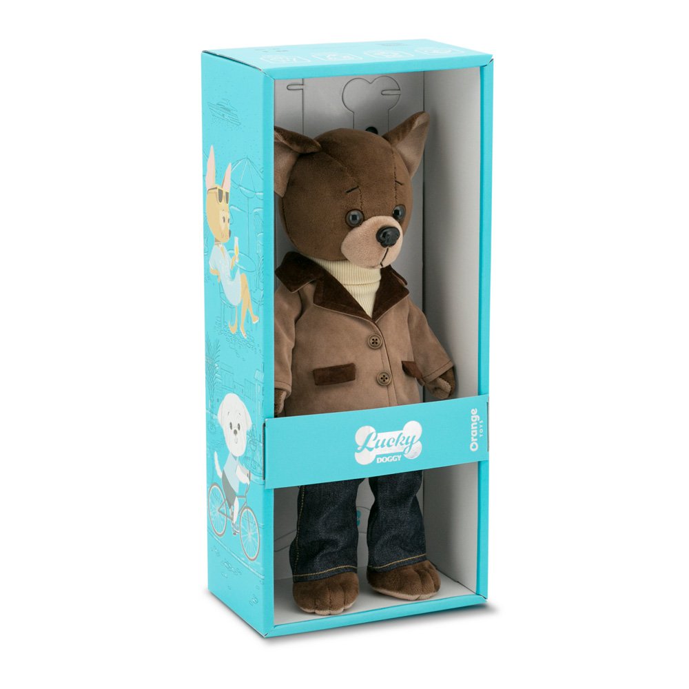 Soft toy, Lucky Doggy - Lucky Alex: Trendy Style (38cm)