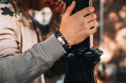 Læderarmbånd 12mm - Med kollektion
