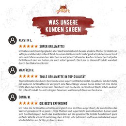 Zestaw mat do grilla Premium 4