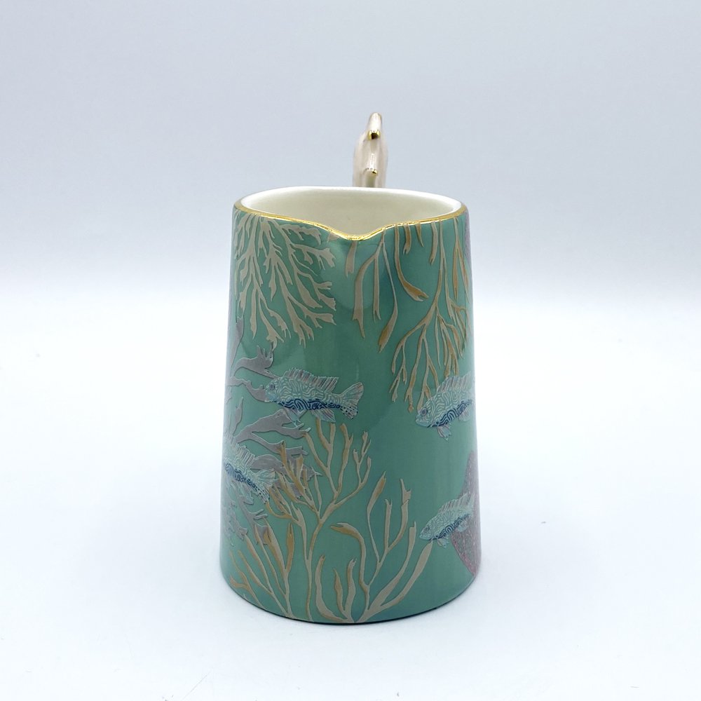 Coral Seahorse Jug