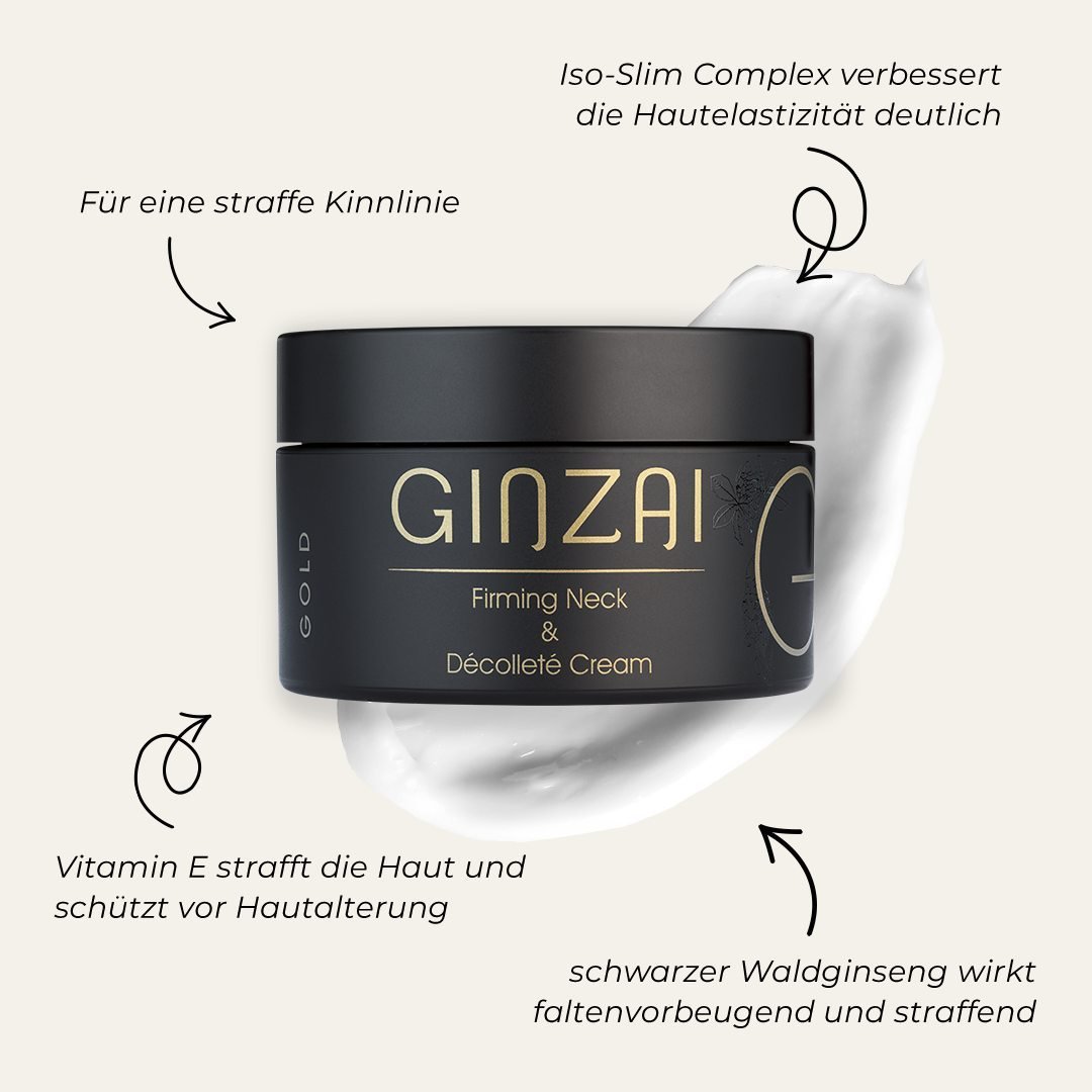 Crème raffermissante cou et décolleté au ginseng