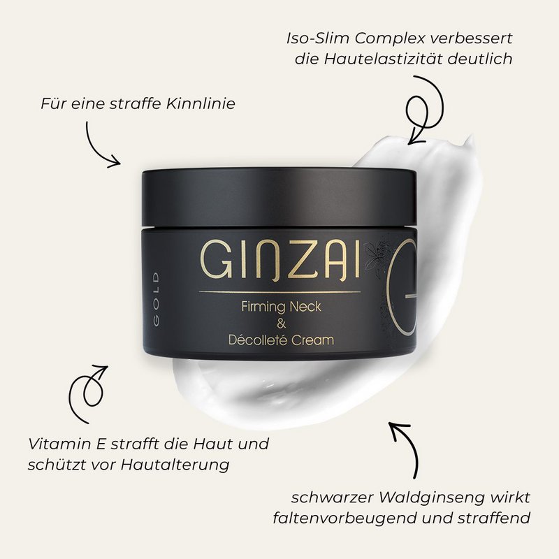 Opstrammende nakke- og decolletécreme med ginseng