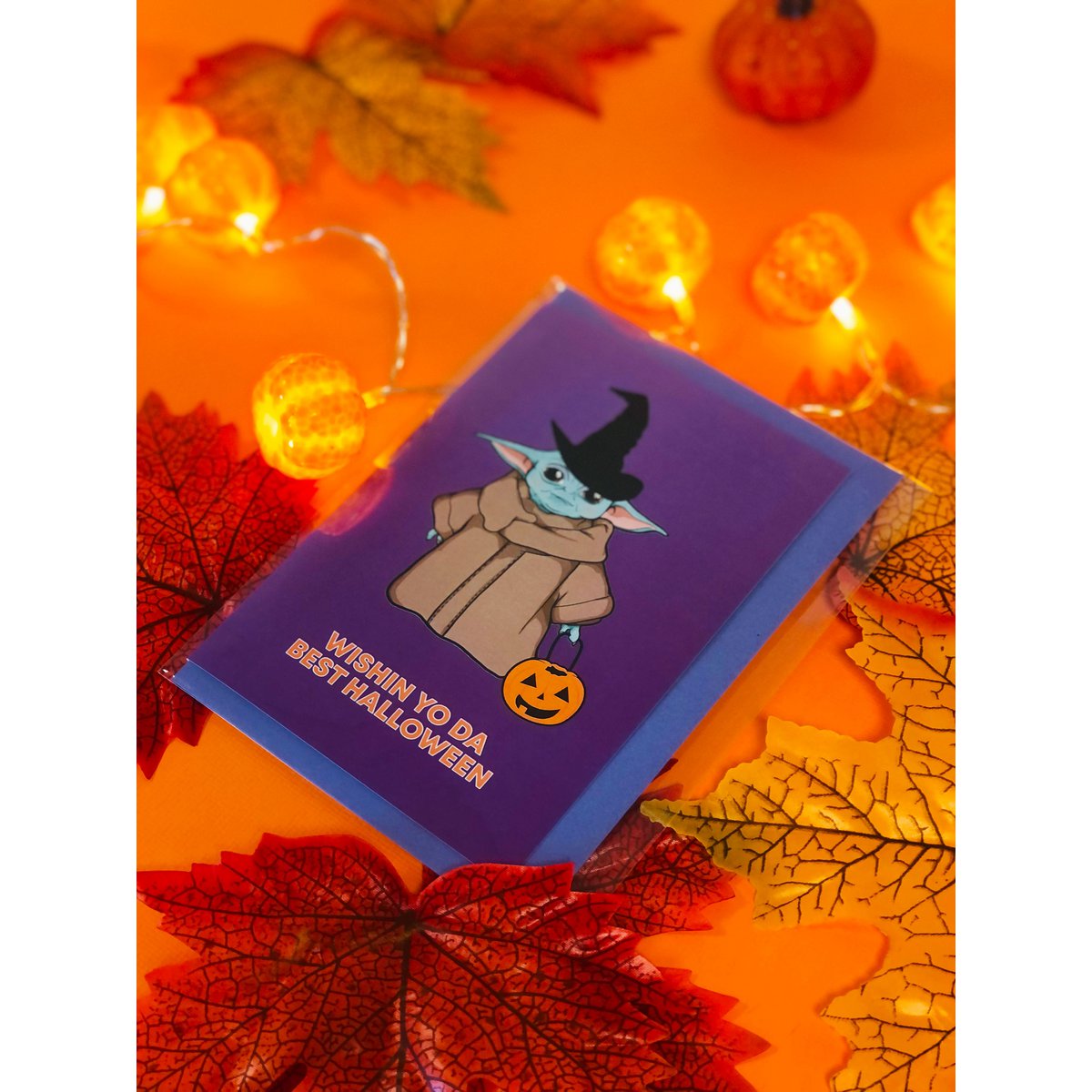 Yo Da Best Halloween Card