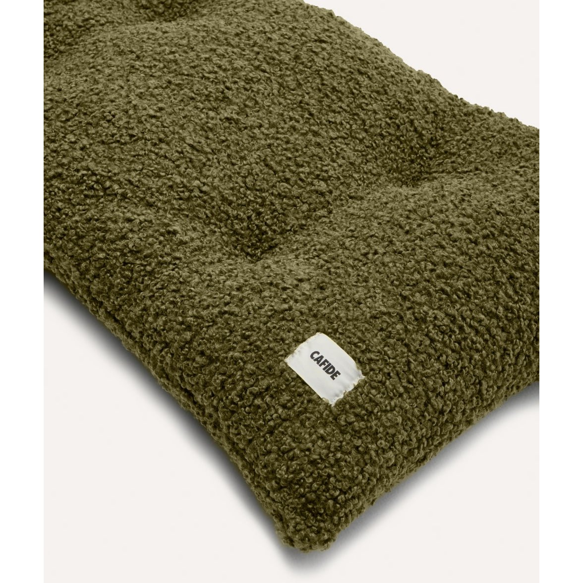 Green Sheepskin Dog Bed Cushion, Bela