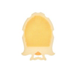  Silicone massage brush, soft and flexible for gentle exfoliation and massage. Made of durable silicone material.
