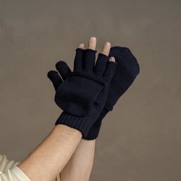 Men's Convertible Gloves Knitted Merino