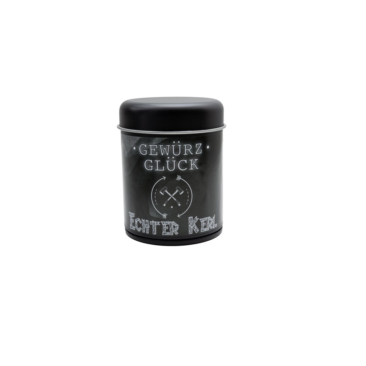 Gewürz-Glück Real Guys Gift Box - Set of 4 Spice Jars with Real Guy Steak Spice, Everyday Hero All-Round Spice, Great Tuber Potato Spice & Devil's Stuff Chili Spice