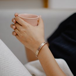 HAMMERED COPPER BRACELET