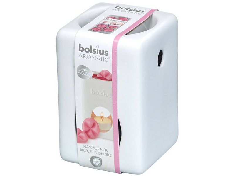 Bolsius Bruciatore per cera aromatica quadrato