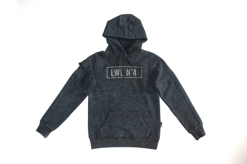 Sweat à capuche LewyLou NO4 noir