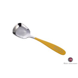 FIAT, Set of 4 Ice Cream Spoons, Colorful, Ergonomic Handle, Easy to Use, Stainless Steel