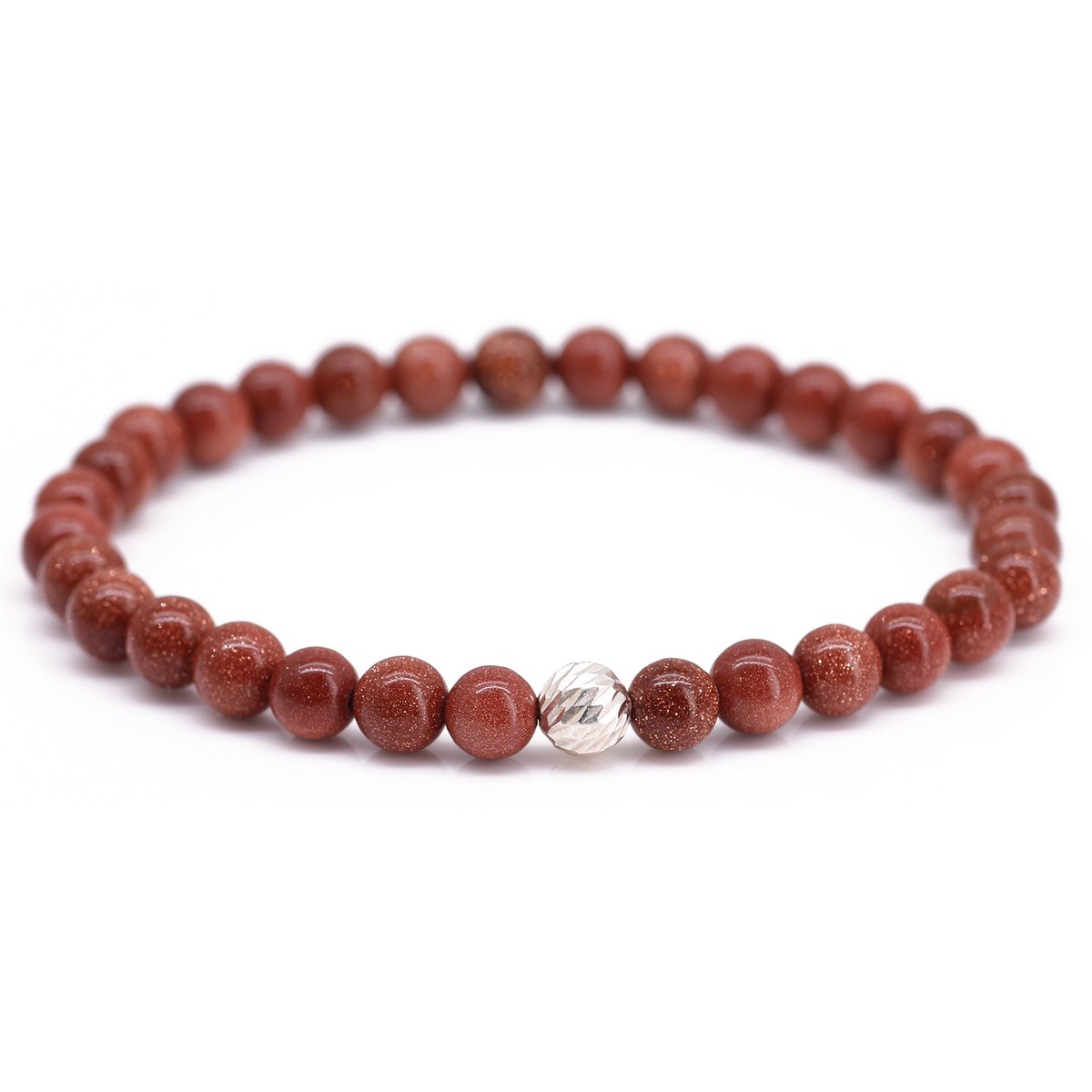 Minimal for her Red Peach Goldstone